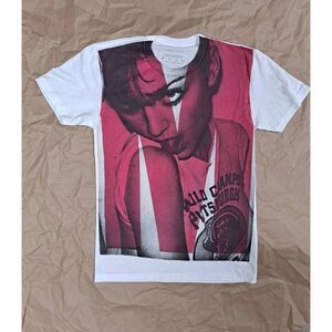 Prince Peter "World Champs" Printed Long Tee White Pink Small